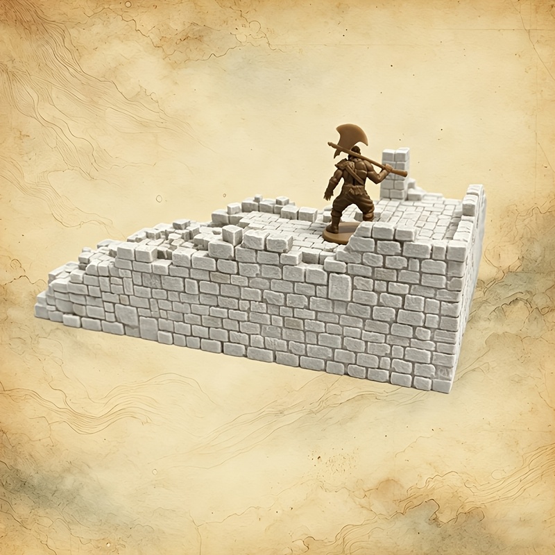 Ruins V3J Forgotten Terrace Terrain Wargame Tabletop Scene
